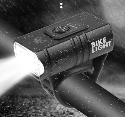 USB Rechargeable Bicycle Front Light Waterproof 1000mAh NALANI