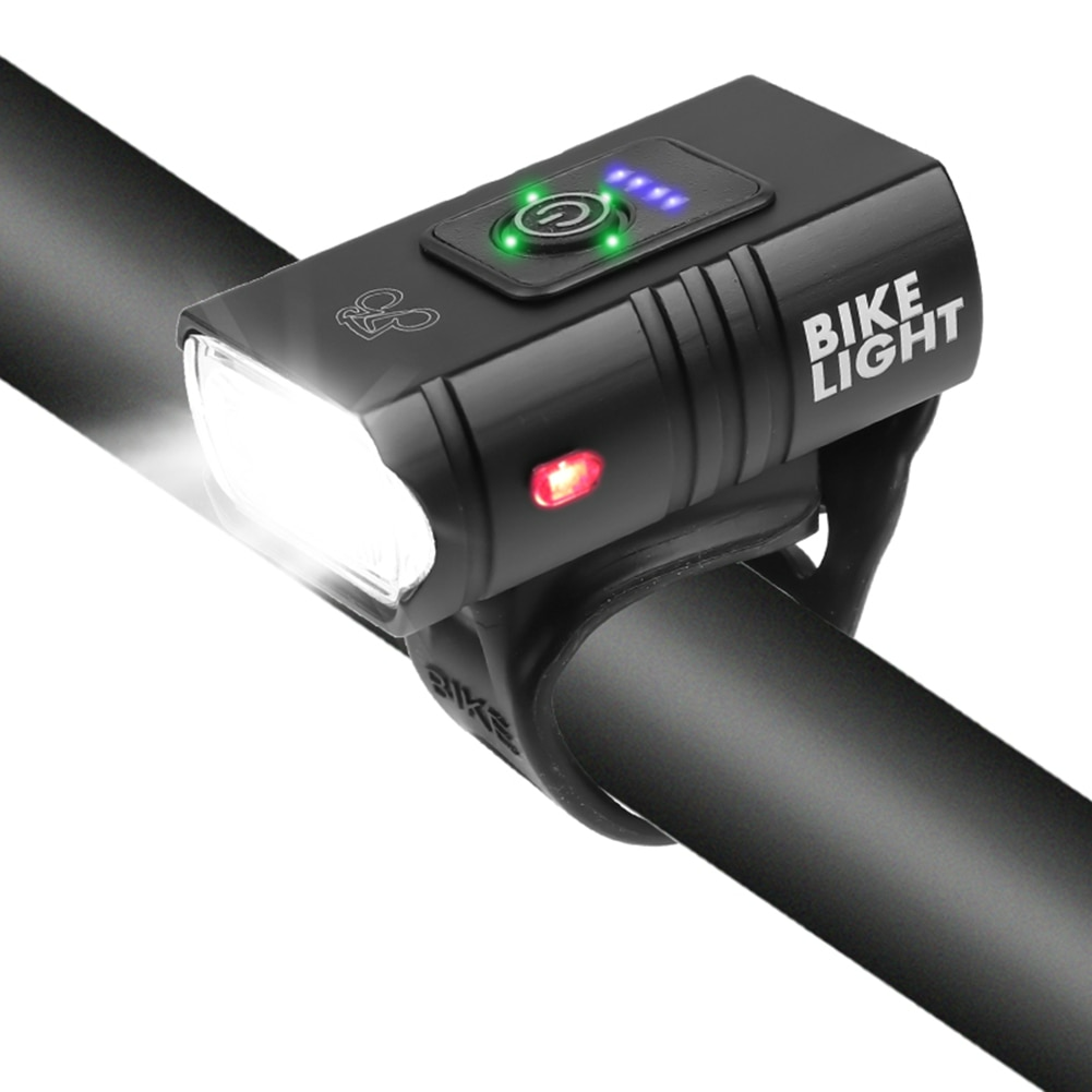 USB Rechargeable Bicycle Front Light Waterproof 1000mAh NALANI