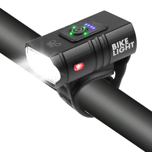 USB Rechargeable Bicycle Front Light Waterproof 1000mAh NALANI