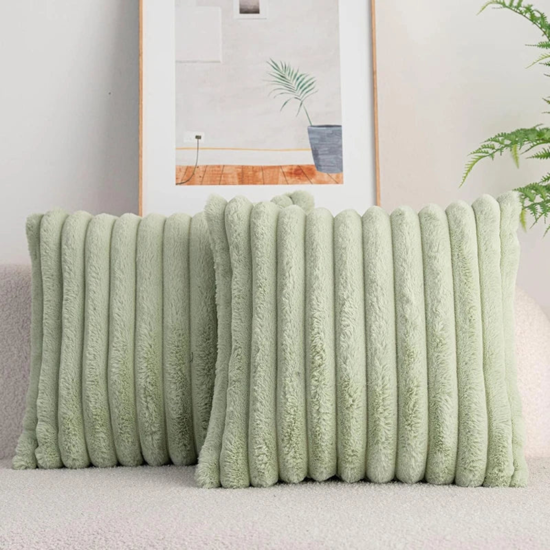 Ultra Soft Decorative Cushion For Living Room Home Decor Green NALANI
