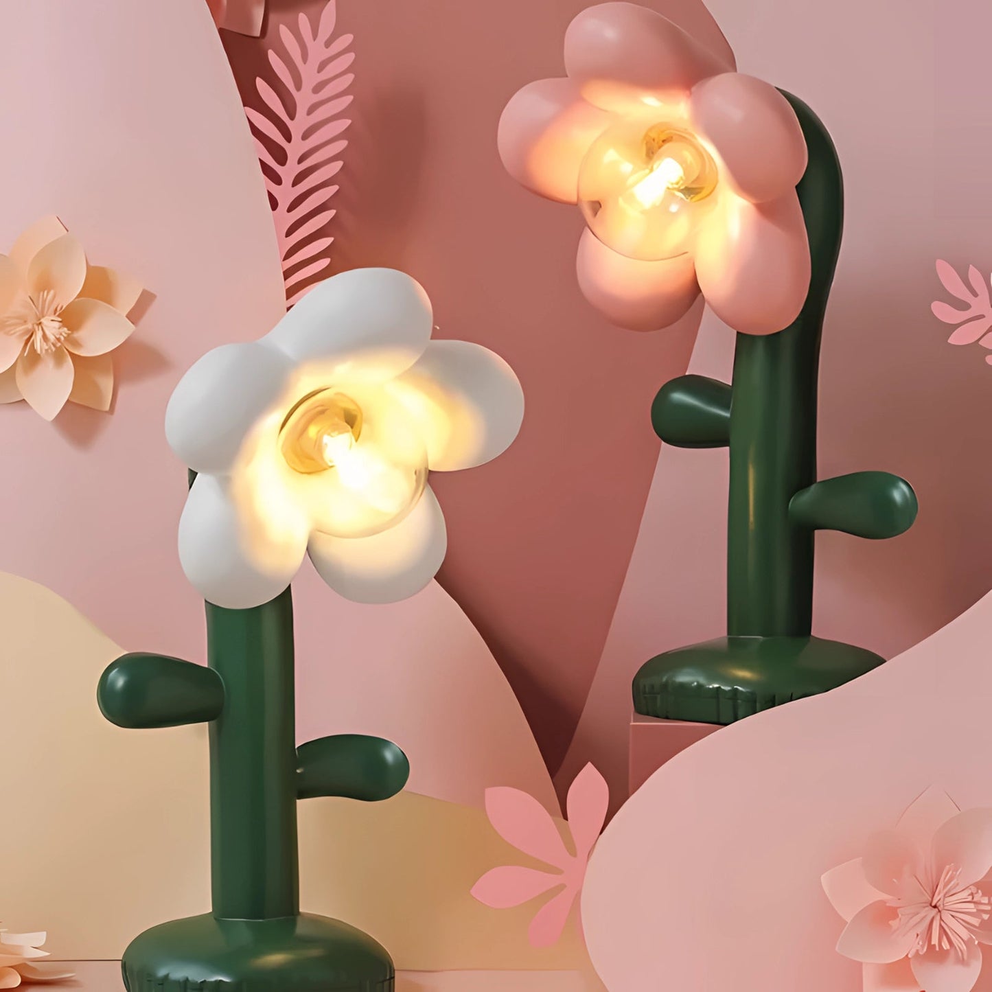 Unique Flower Shaped Table Lamp With Modern Flower Design NALANI