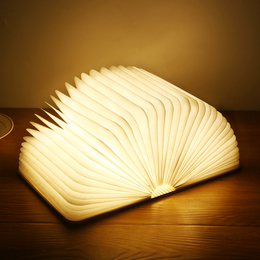 Unique Foldable Book Lamp Design and Wireless Use NALANI