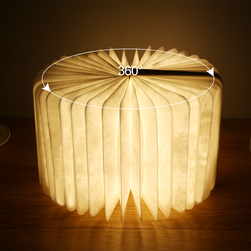 Unique Foldable Book Lamp Design and Wireless Use NALANI