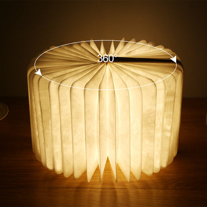 Unique Foldable Book Lamp Design and Wireless Use NALANI