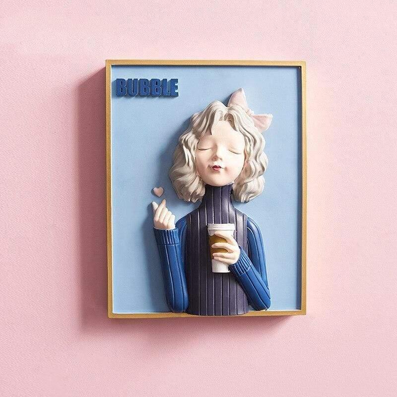Unique Wall Decor for Home Accent High Quality Resin Art Piece Style A NaLani