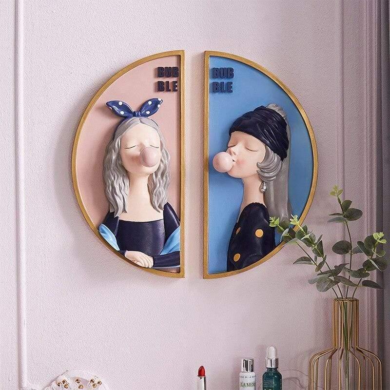 Unique Wall Decor for Home Accent High Quality Resin Art Piece NaLani
