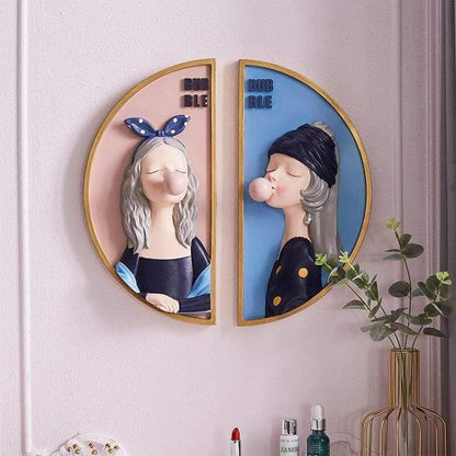 Unique Wall Decor for Home Accent High Quality Resin Art Piece NaLani