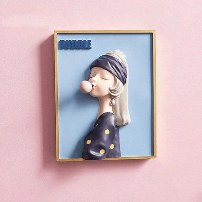 Unique Wall Decor for Home Accent High Quality Resin Art Piece Style C NaLani