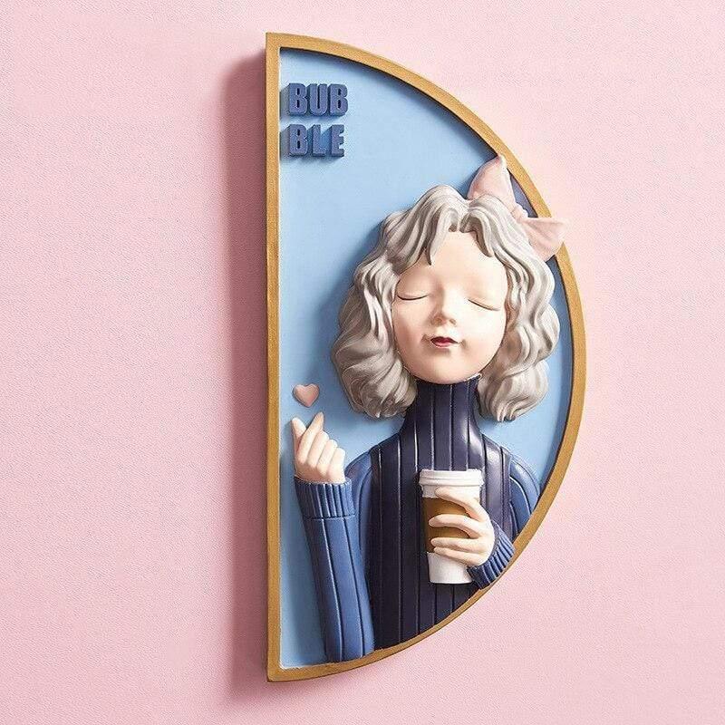 Unique Wall Decor for Home Accent High Quality Resin Art Piece Style E NaLani