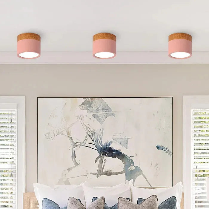 Vibrant Small Ceiling Lamp for Playful Kitchen Decor Pink NaLani