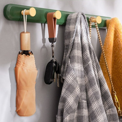 Vintage Green Wall Hook Rack for Coats and Jackets NaLani
