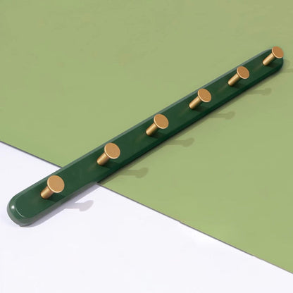 Vintage Green Wall Hook Rack for Coats and Jackets NaLani