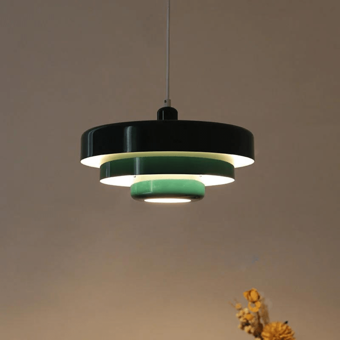 Vintage LED Hanging Lamp for Elegant Interior Lighting Green Warm light NaLani