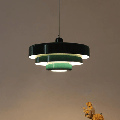Vintage LED Hanging Lamp for Elegant Interior Lighting Green Warm light NaLani