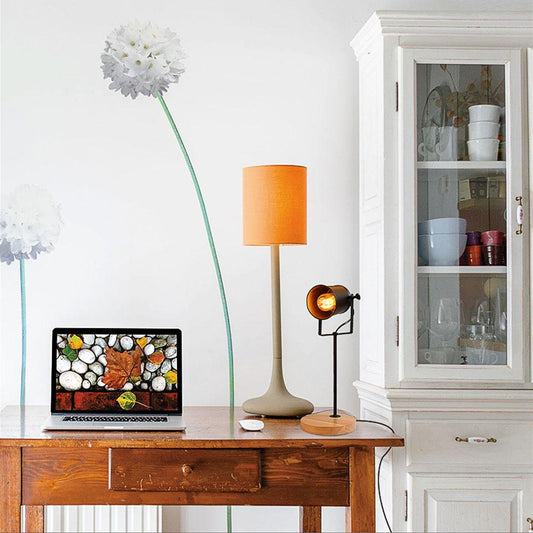 Vintage Loft Table Lamp in Industrial Style with LED Light NALANI