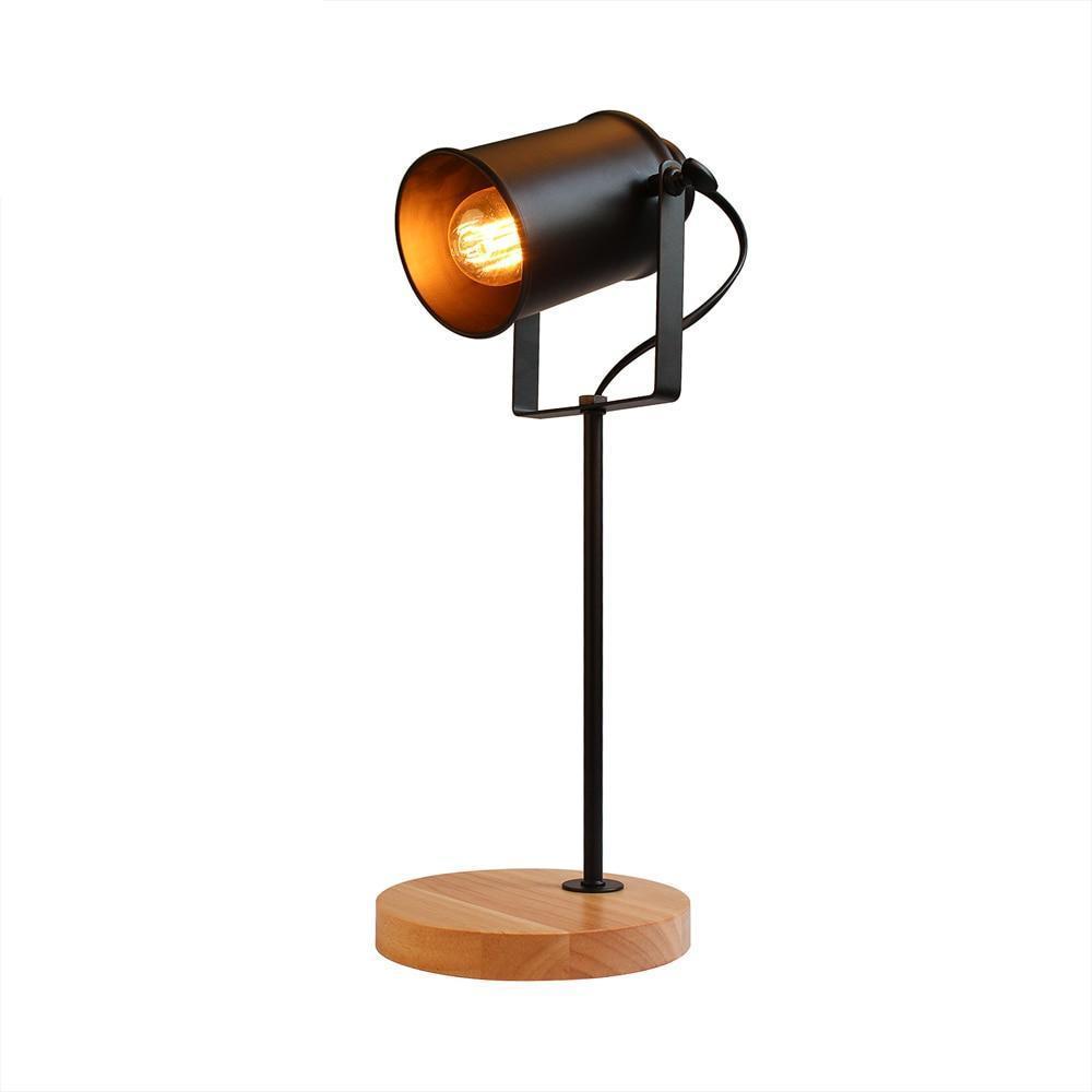 Vintage Loft Table Lamp in Industrial Style with LED Light NALANI