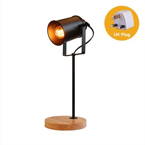 Vintage Loft Table Lamp in Industrial Style with LED Light NALANI