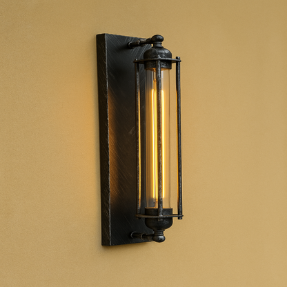 Vintage Wall-Mounted LED Light Elegant Design for Any Room Dark Brown NaLani