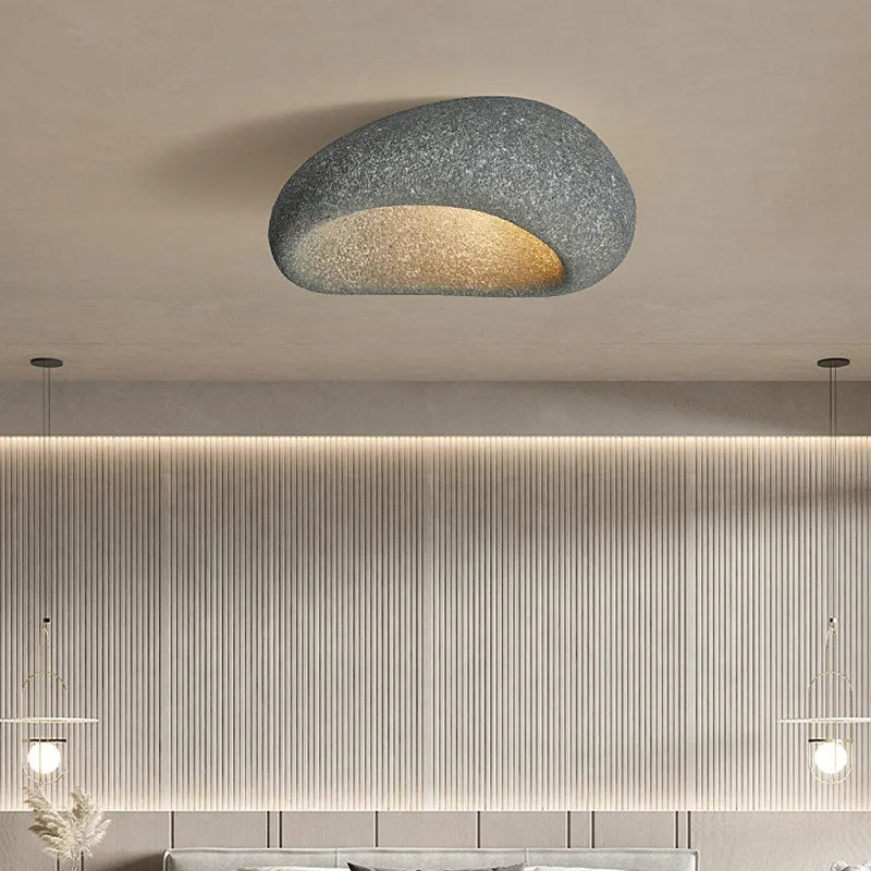 Wabi Sabi Ceiling Lamp Rustic Design Eco Led Lighting NALANI
