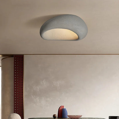 Wabi Sabi Ceiling Lamp Rustic Design Eco Led Lighting Cement Grey NALANI