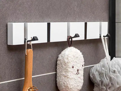 Wall Mounted Bamboo Coat Hook with 3 to 5 Hooks for Organization NaLani