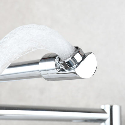 Wall Mounted Pot Filler Faucet With Pull Down Spout Handle NALANI