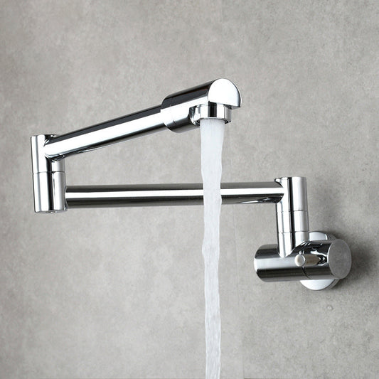 Wall Mounted Pot Filler Faucet With Pull Down Spout Handle NALANI