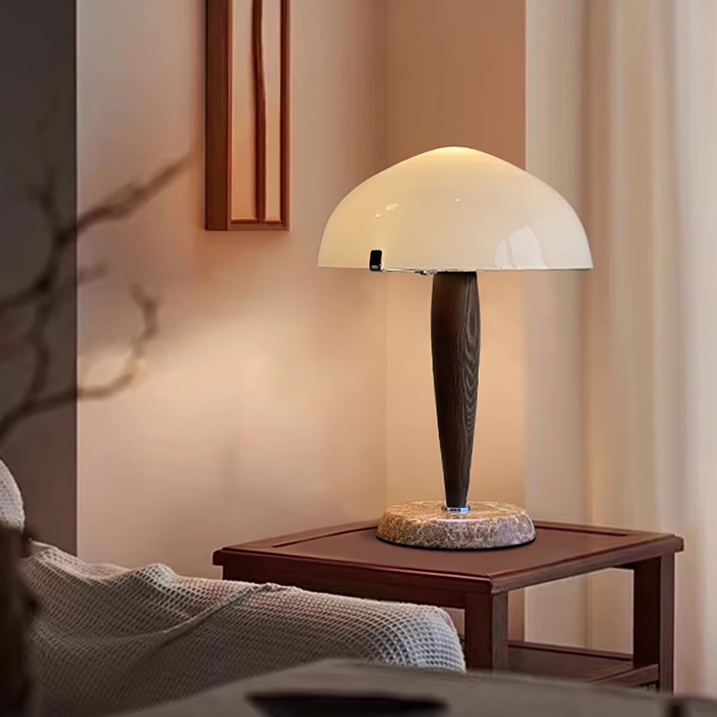 Warm Artistic Table Lamp for Cozy Home Lighting and Decor NALANI