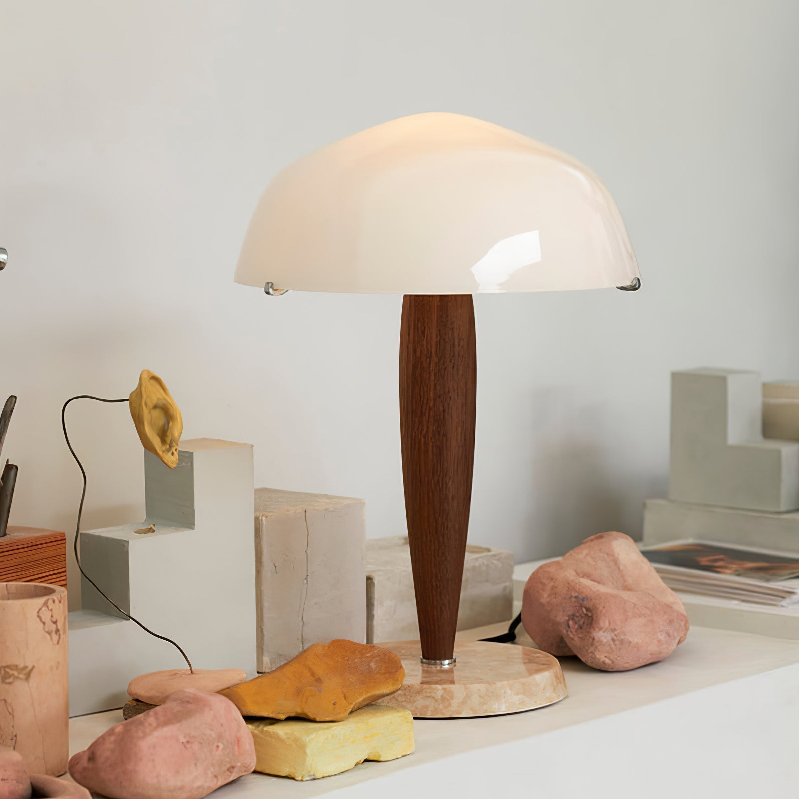 Warm Artistic Table Lamp for Cozy Home Lighting and Decor NALANI
