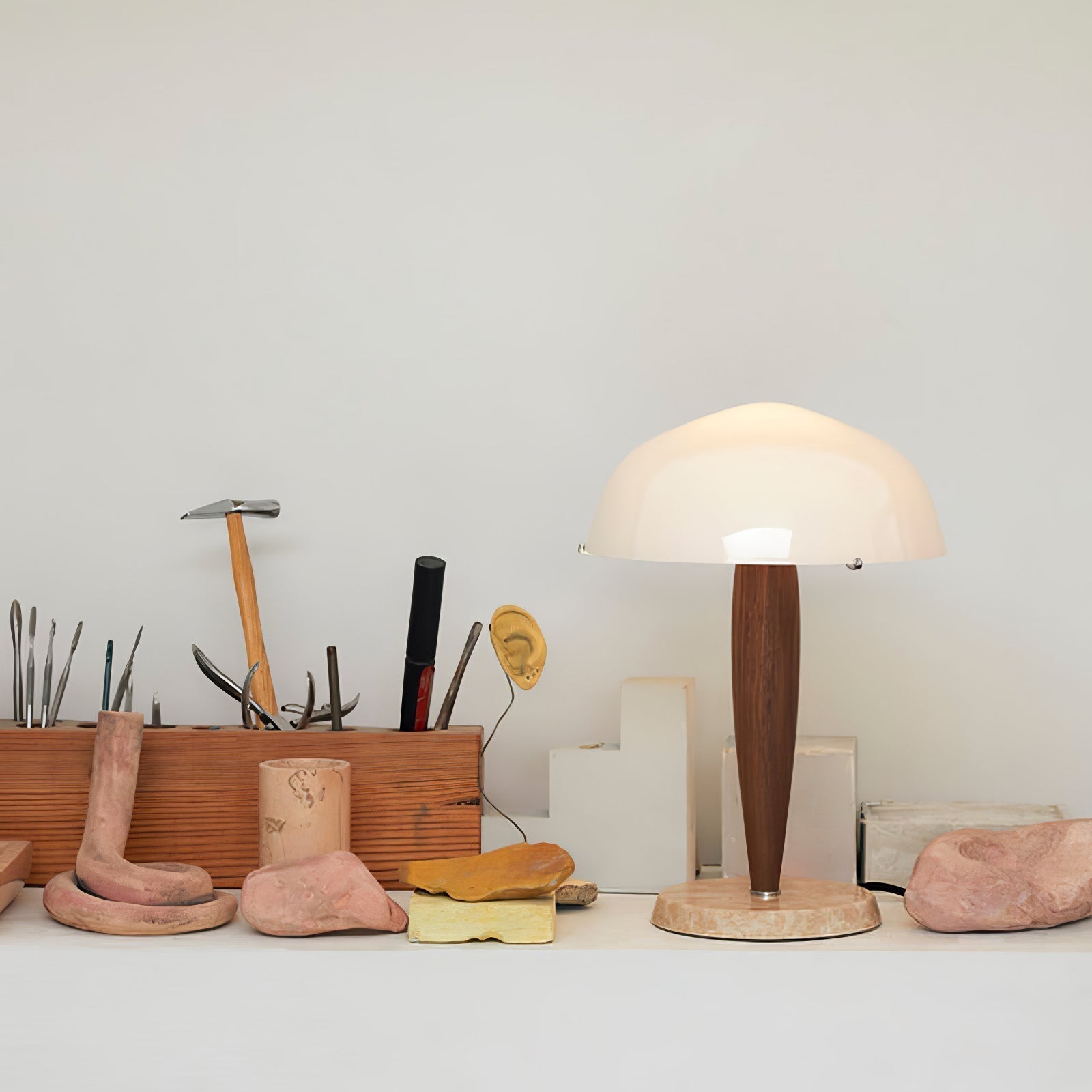 Warm Artistic Table Lamp for Cozy Home Lighting and Decor NALANI