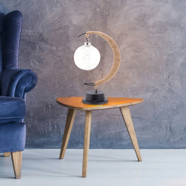 Warm Glass Moon Lamp For Enchanting Ambient Home Decor NALANI