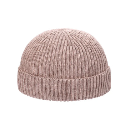 Warm Knit Wool Beanie Hat For Winter Comfort And Style Pink 53-59cm NALANI