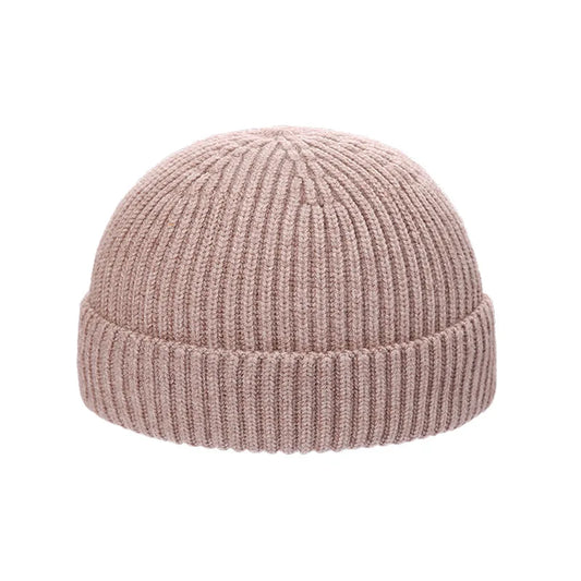 Warm Knit Wool Beanie Hat For Winter Comfort And Style Pink 53-59cm NALANI