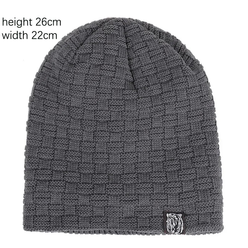 Warm Knitted Beanie for Cycling With Plush Fleece Lining NALANI