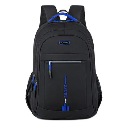 Waterproof Oxford Backpack For Men For Travel And Work Blue-A NALANI