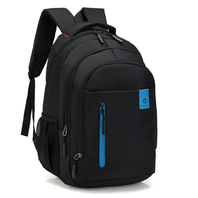 Waterproof Oxford Backpack For Men For Travel And Work Blue-B NALANI