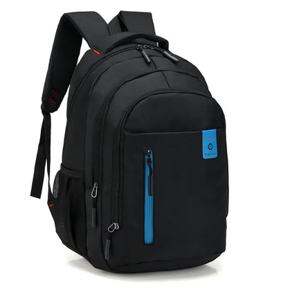 Waterproof Oxford Backpack For Men For Travel And Work Blue-B NALANI