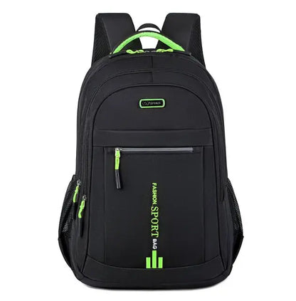 Waterproof Oxford Backpack For Men For Travel And Work Green-A NALANI