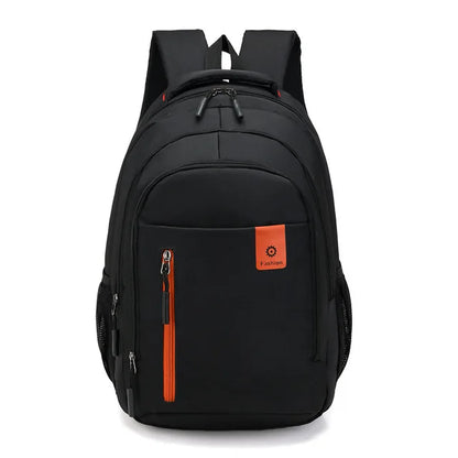 Waterproof Oxford Backpack For Men For Travel And Work Orange-B NALANI