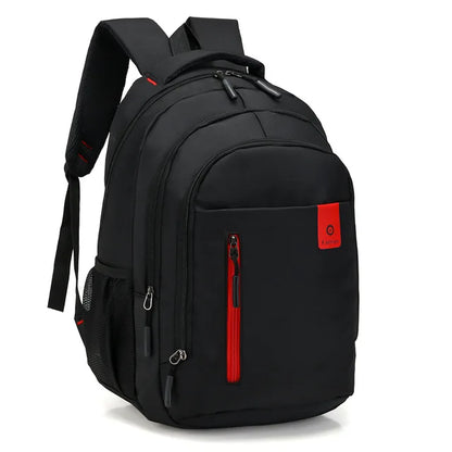Waterproof Oxford Backpack For Men For Travel And Work Red-B NALANI