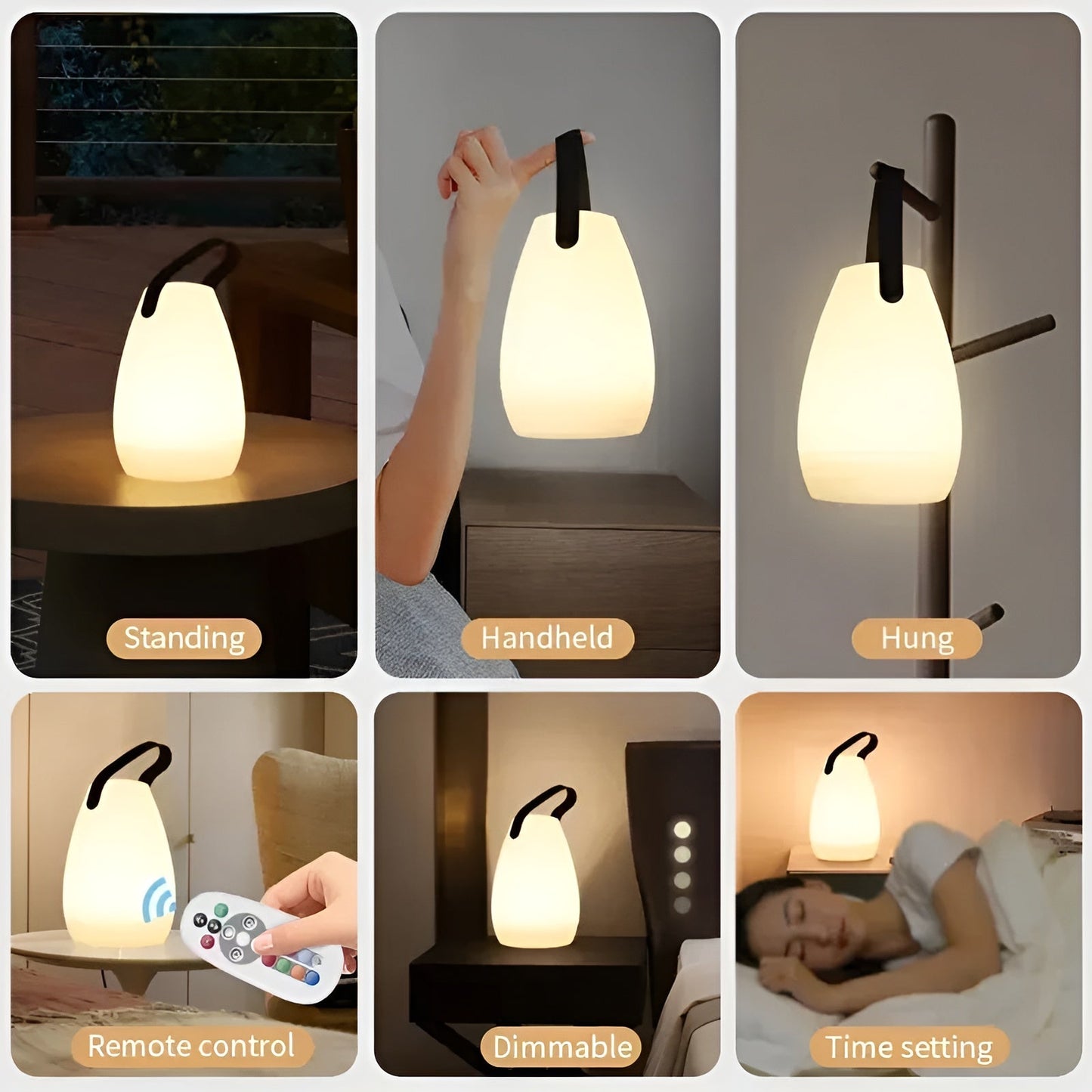 Waterproof Wireless Led Table Lamp Indoor Outdoor Lighting NALANI
