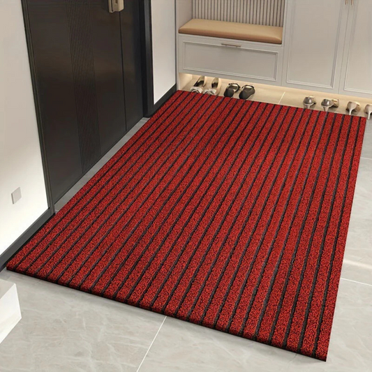 Weatherproof Outdoor Door Mat For Entryway Protection Red NALANI