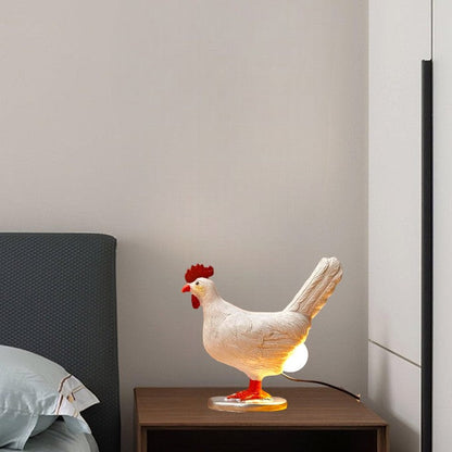 Whimsical Chicken Table Lamp for Fun Home Decor and Lighting NaLani