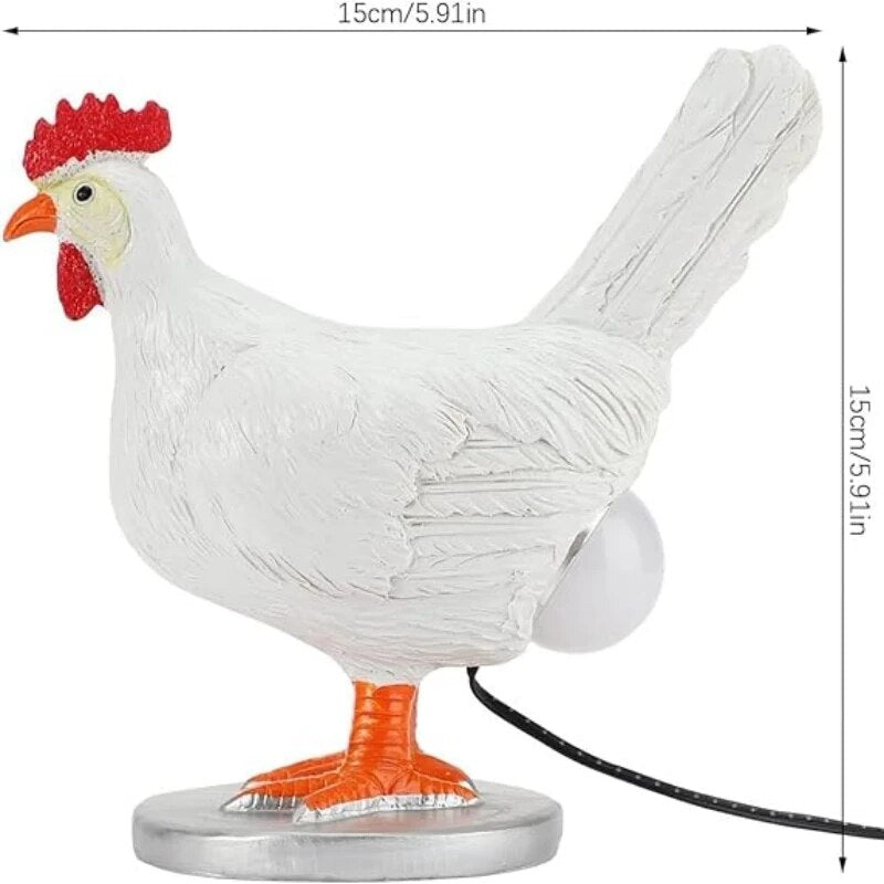 Whimsical Chicken Table Lamp for Fun Home Decor and Lighting NaLani