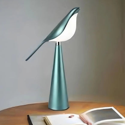 Whimsical Magpie Light with Adjustable Brightness and Design Green NaLani