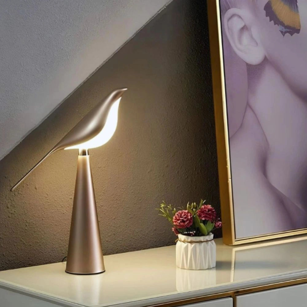 Whimsical Magpie Light with Adjustable Brightness and Design NaLani