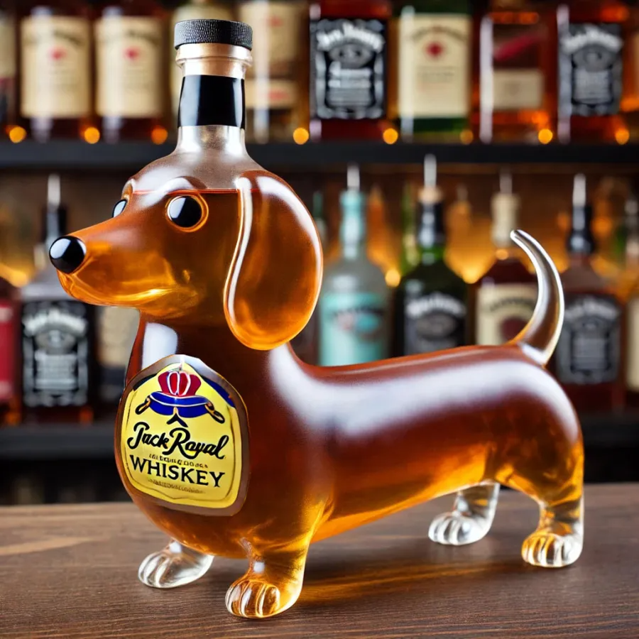 Whiskey Woof Souvenir Keepsake For Dog Lovers Unique Gift Crown Royal NALANI