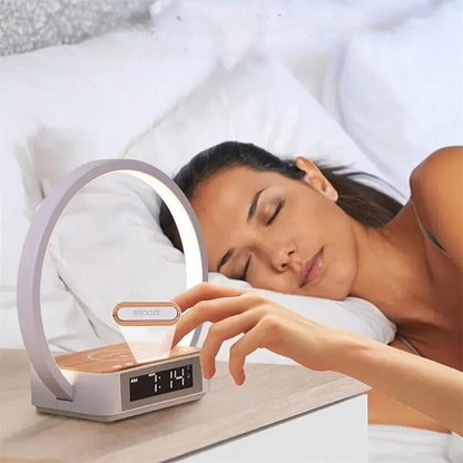 Wireless Charger Alarm Clock Night Light Bedside Lamp NALANI