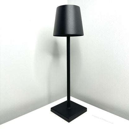 Wireless Rechargeable Table Lamp For Indoor Outdoor Use Black NALANI