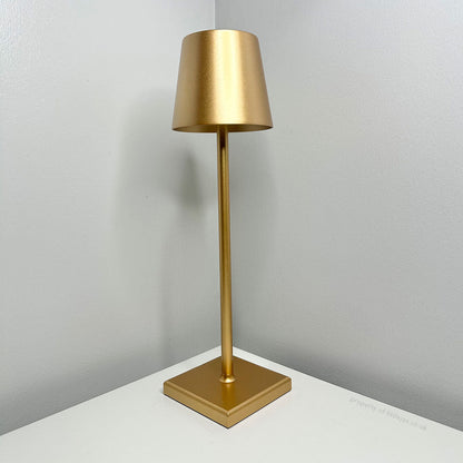 Wireless Rechargeable Table Lamp For Indoor Outdoor Use Gold NALANI